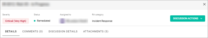 View Risk Details
